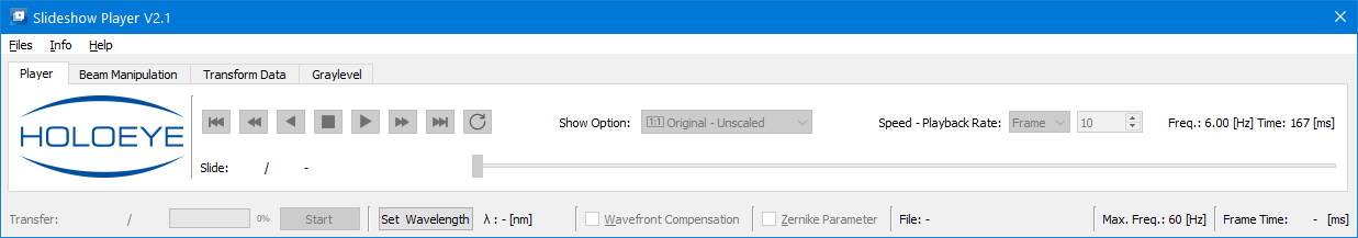 HOLOEYE SLM Slideshow Player
