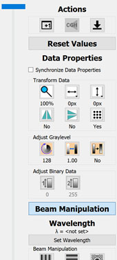 SLM Pattern Generator Software sidebar